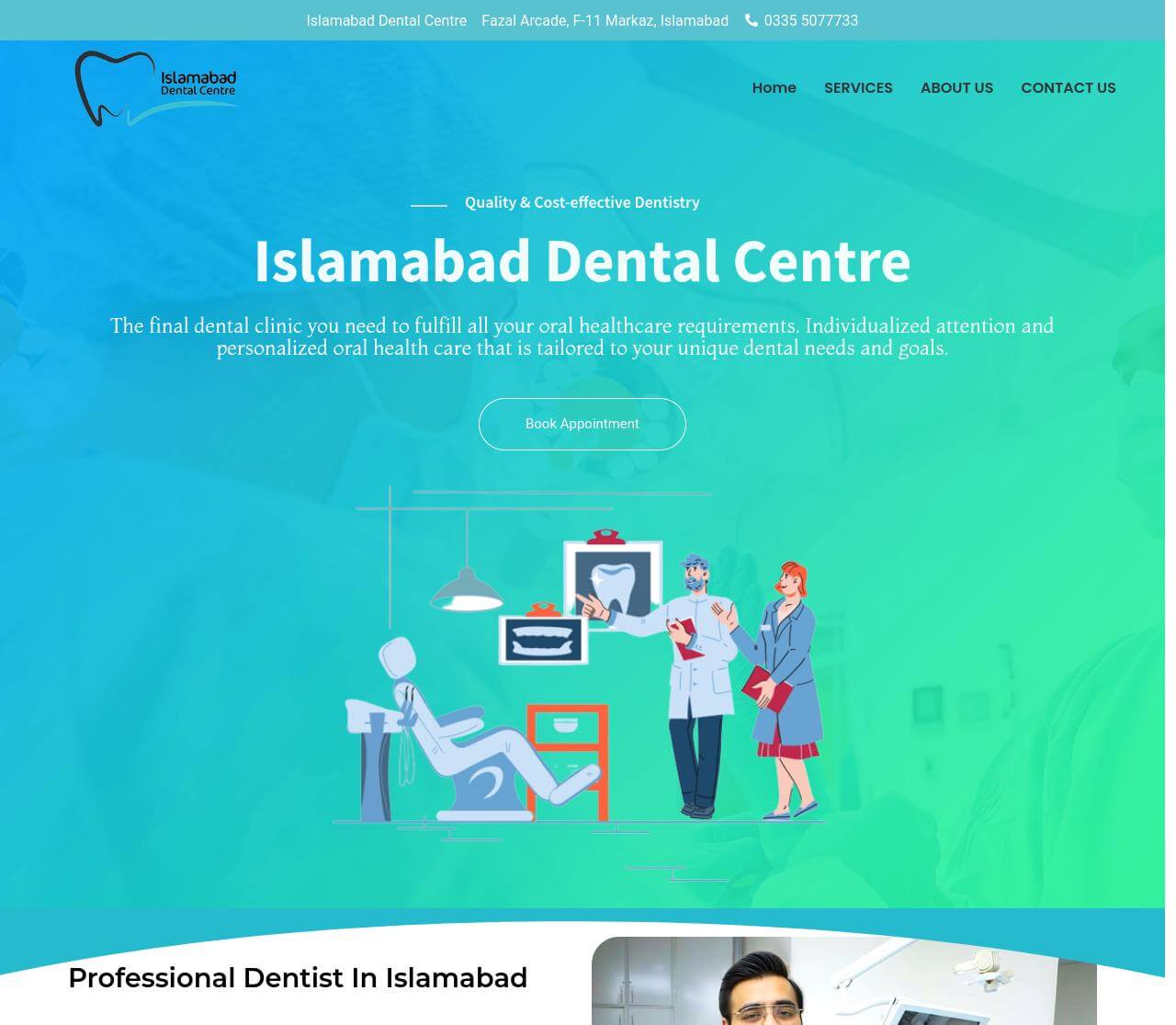 Islamabad dental centre client
